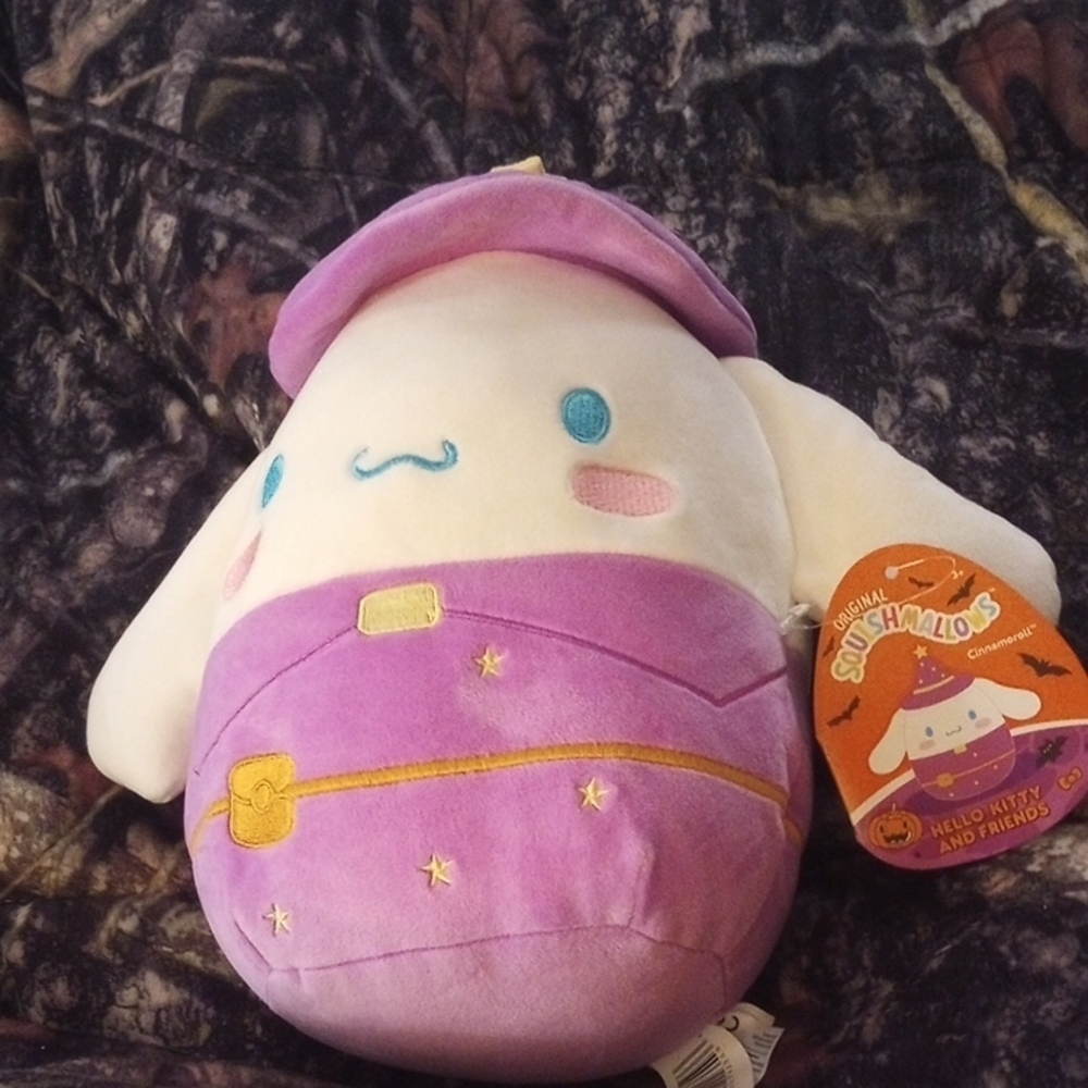Squishmallows Hello Kitty Purple Cinnamoroll